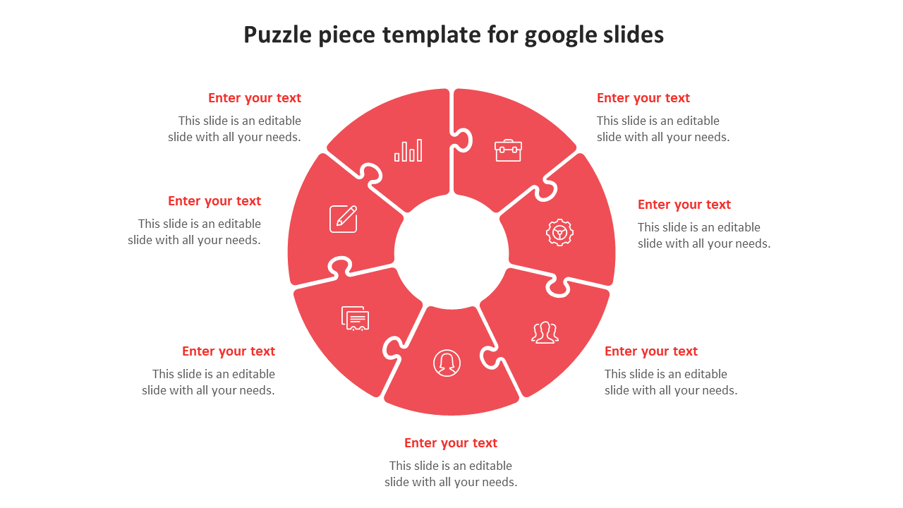 Free - Puzzle Piece For Google Slides & PowerPoint Templates